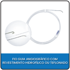 Fio Guia Angiográfico com Revestimento Hidrofílico ou Teflonado